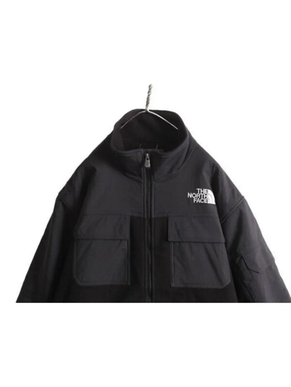 The North Face Salinas Thick Heavyweight Fleece Jacket Black Mens Large Denali